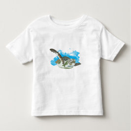 Sea Turtle Swimming T Shirt