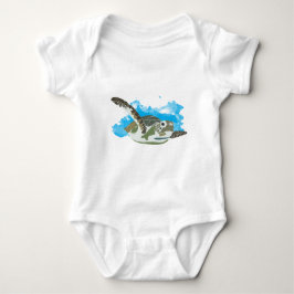 Sea Turtle Swimming T Shirt