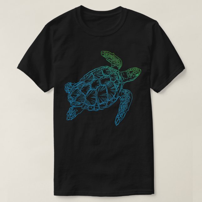 Sea Turtle T Shirt (Design framsida)