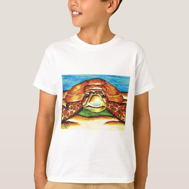 Sea Turtle T Shirt (Framsida)