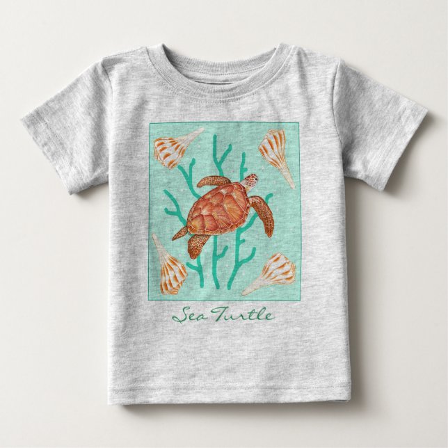 Sea Turtle Tee Shirt (Framsida)