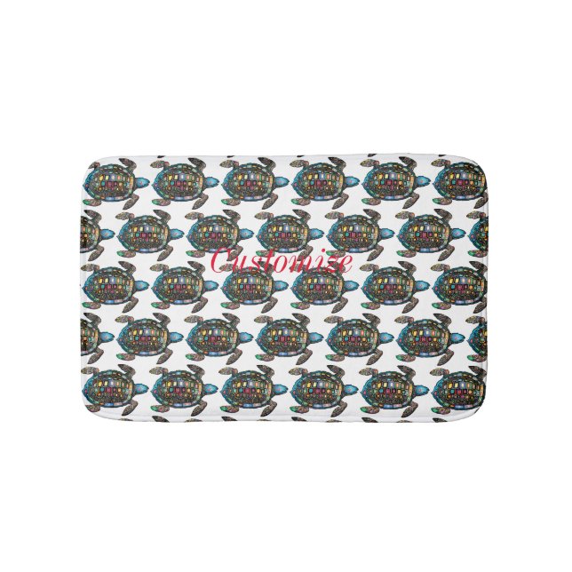 Sea Turtle Thunder_Cove Badrumsmatta (Framsidan)