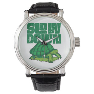 Sea Turtle Tortoise Slow Down Armbandsur