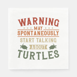 Sea Turtle Tortoise Warning May Pappersservett