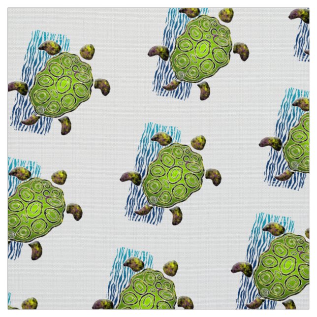 Sea Turtle Tyg (Provkarta)