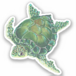 Sea Turtle Vinyl Sticker Klistermärken