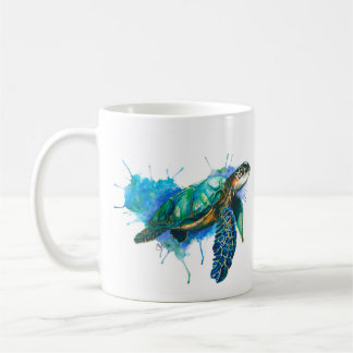 Sea Turtle Watercolor Mugg