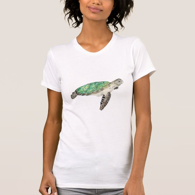 Sea Turtle Women's T-Shirt (Framsida)