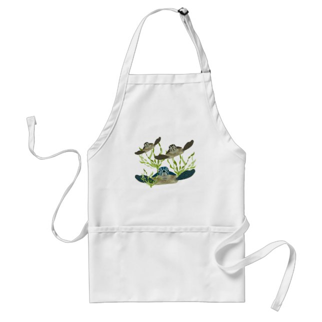 Sea Turtles Apron Förkläde (Framsidan)
