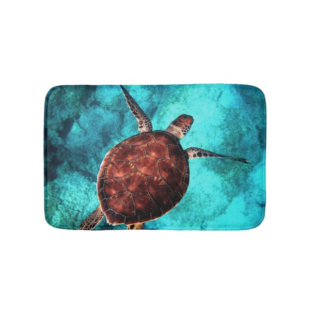 Sea Turtles Bath Mat Badrumsmatta (Framsidan)