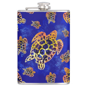 Sea Turtles Batik African Art Fickplunta