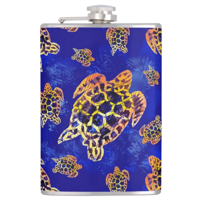 Sea Turtles Batik African Art Fickplunta (Framsidan)