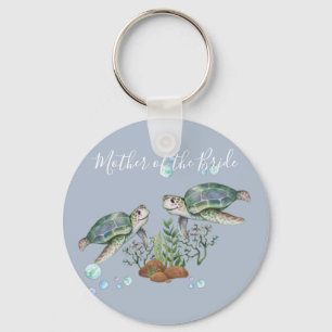 Sea Turtles Beach Wedding Nyckelring