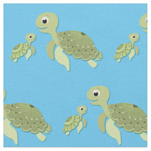 Sea Turtles Cute Kids Baby Nursery Tyg