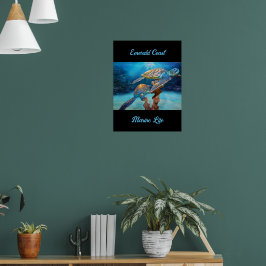 Sea Turtles Emerald Kusten Poster