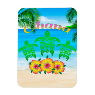 Sea Turtles Hawaiian Honu Magnet