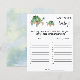 Sea Turtles - Namn, sång, babyduschspel