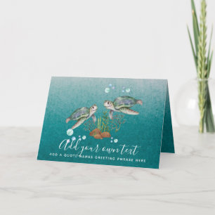 SEA TURTLES Personlig Kort
