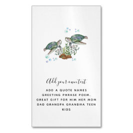 SEA TURTLES Personlig Magnetiska Visitkort