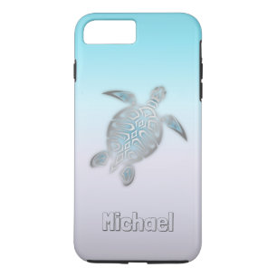 Sea Turtles Silver Monogram Animal