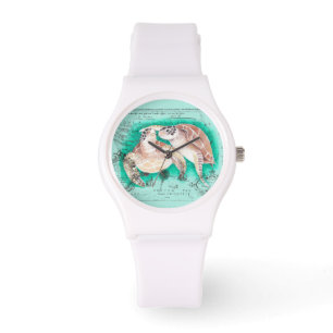Sea Turtles Teal Armbandsur