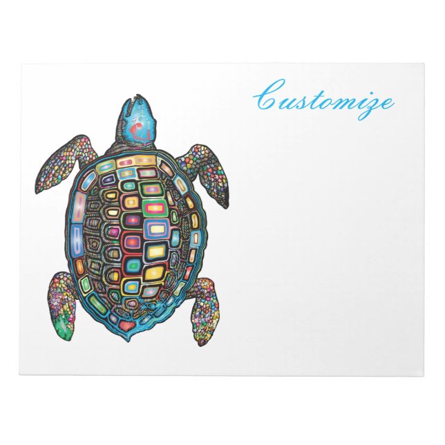 Sea Turtles Thunder_Cove Anteckningsblock (Framsida)