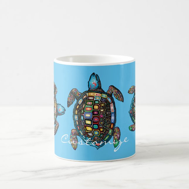 Sea Turtles Thunder_Cove Kaffemugg (Center)