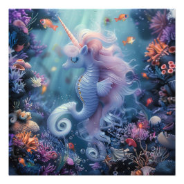 Sea-Unicorn #1 Fototryck