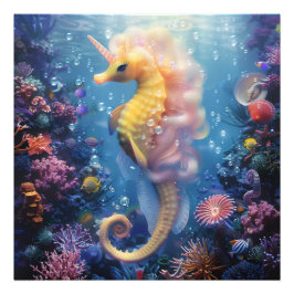 Sea-Unicorn #2 Fototryck