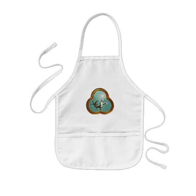 Sea Unicorn Apron Barnförkläde (Framsidan)