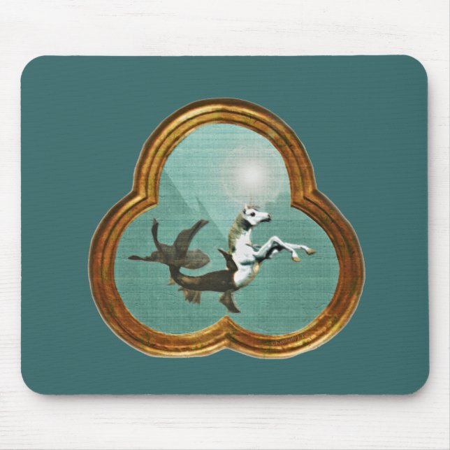 Sea Unicorn Mousepad Musmatta (Framsidan)