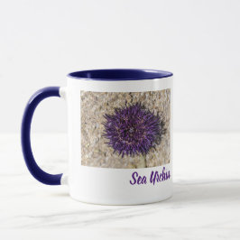 Sea Urchin Ocean Beach Helgdag Sommar Souvenir Mugg