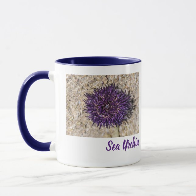 Sea Urchin Ocean Beach Helgdag Sommar Souvenir Mugg (Vänster)