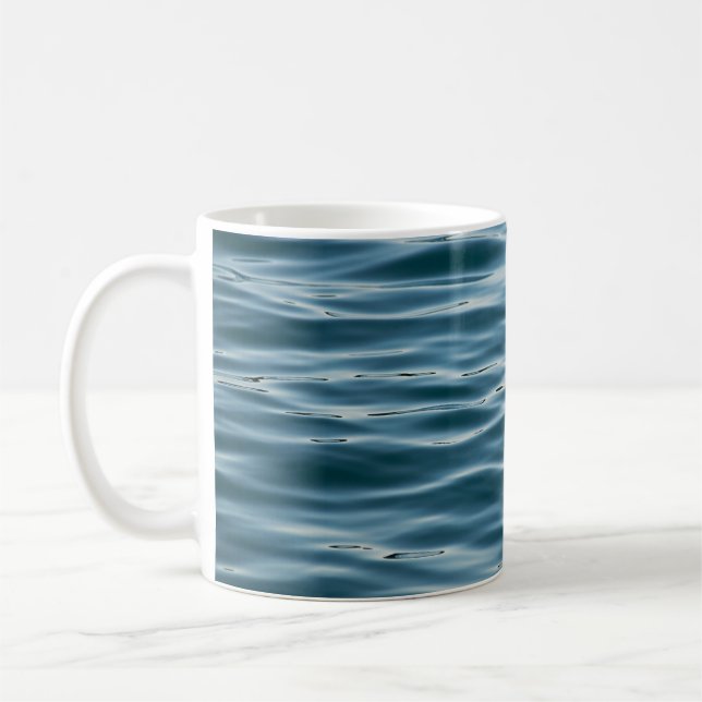 Sea vatten på morgonen kaffemugg (Vänster)