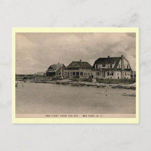 Sea View, Fire Island, New York Vintage Vykort
