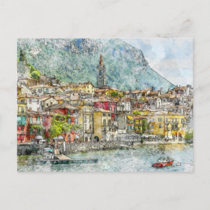 Sea View Varenna, Italien Vykort