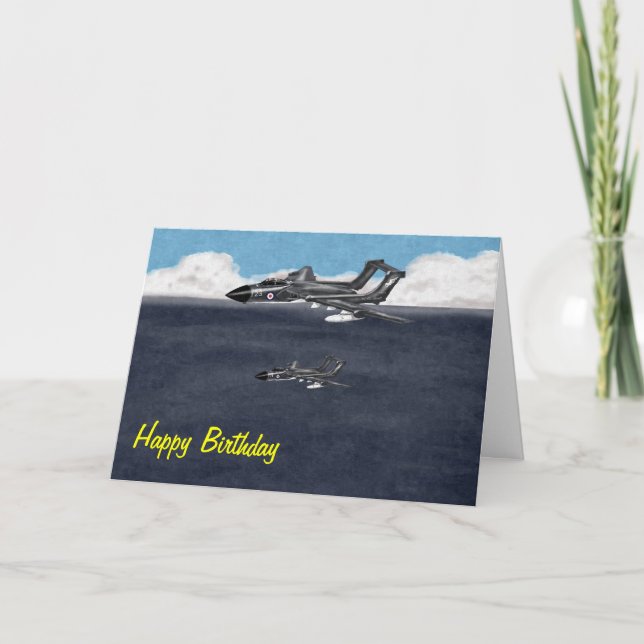 Sea Vixen FAA Birthday Card Kort (Framsida)