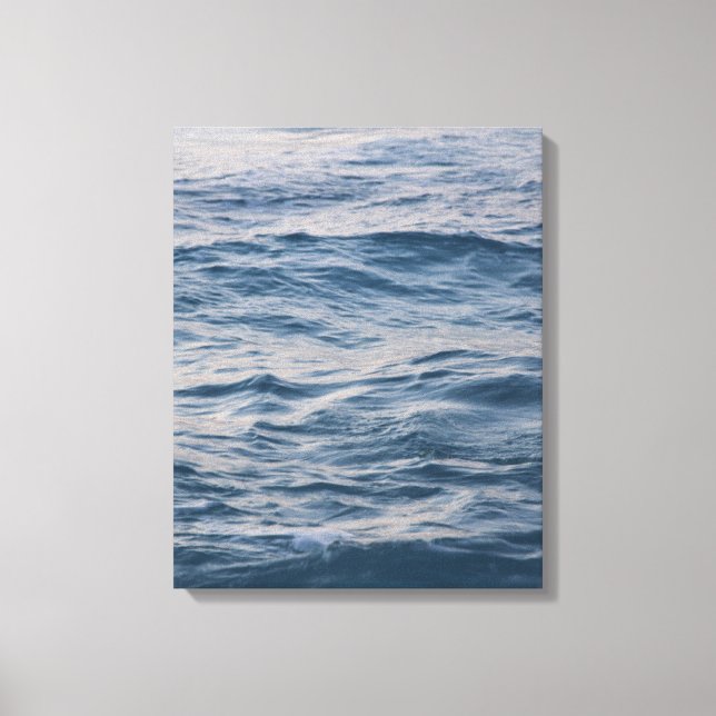 Sea water closeup   canvastryck (Framsida)