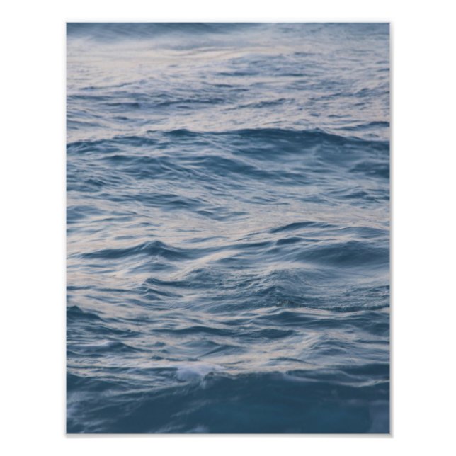 Sea water closeup  fototryck (Framsidan)
