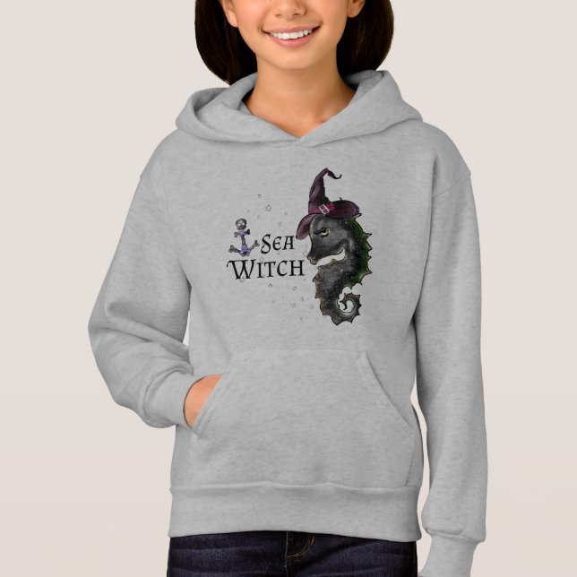 SEA WITCH FOR HALLOWEEN T SHIRT (Framsida)