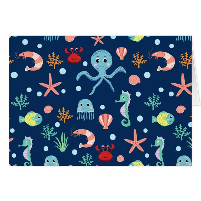 Sea World Hälsningskort (Framsidan Horizontal)