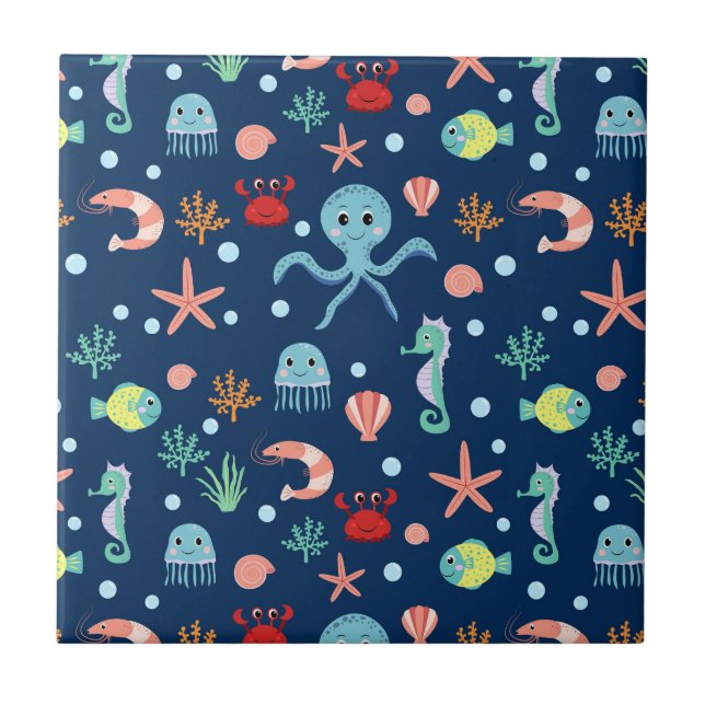 Sea World Kakelplatta (Framsidan)