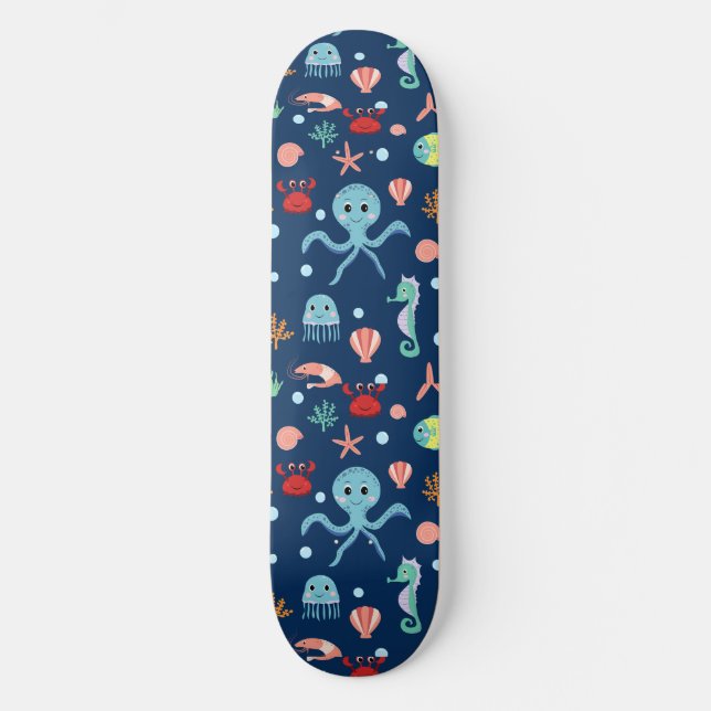 Sea World Mini Skateboard Bräda 18,5 Cm (Framsida)