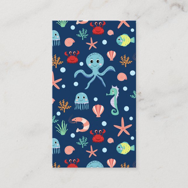 Sea World Placeringskort (Framsida)