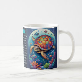 SEA WORLD - sköldpadda Kaffemugg