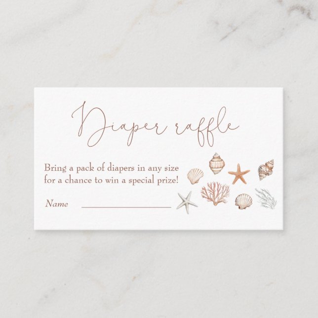 Sea You Snart, kustnära babykläder, blare Raffle Tilläggskort (Framsida)