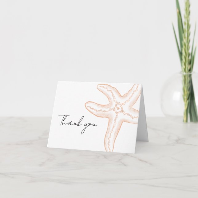 Sea You Soon Baby Shower Blank Tackkort (Framsida)