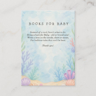 Sea You Soon Baby Shower Böcker för Bebis Tilläggskort