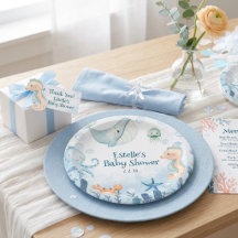 Sea You Soon Baby Shower Havsdjur baby shower