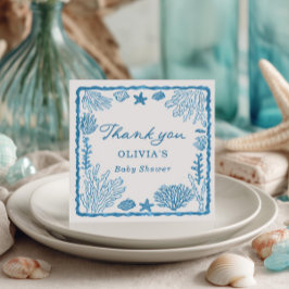 Sea You Soon Baby Shower Tack Kort